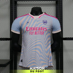 Maillot Match Arsenal Bleu Rose Edition 2023/2024