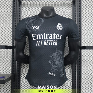 Maillot Match Real Madrid Y3 Noir 2024/2025